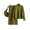 Fashion Wind New Arrival Fashion Half Turtleneck Knitting Sweater Skirt Suit Sweater and Skirt Set