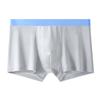 6 PCS Men's Underwear Men's Ice Silk Seamless Boxers Antibacterial and Breathable Teen Boys' Boxer Pants Short Pants Summer Thin Boxers