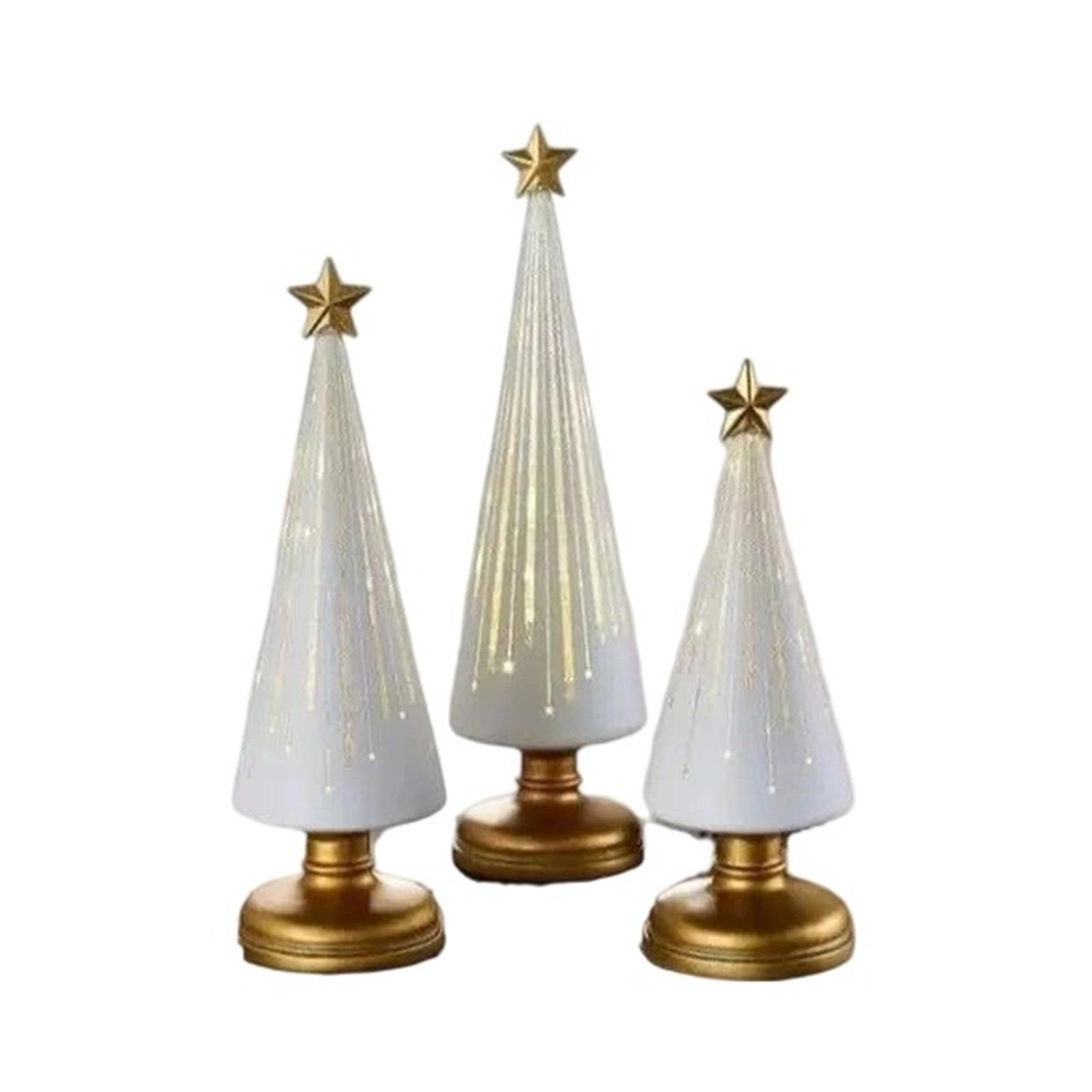 

Ночное Рождественское украшение на елку, Украшение для дома на Рождество и день рождения, для помещения и улицы One Size белый