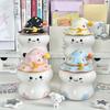 Cute Ghost Mug with Lid Spoon High Value Girl Birthday Gift Office Ceramic Water Cup Souvenir