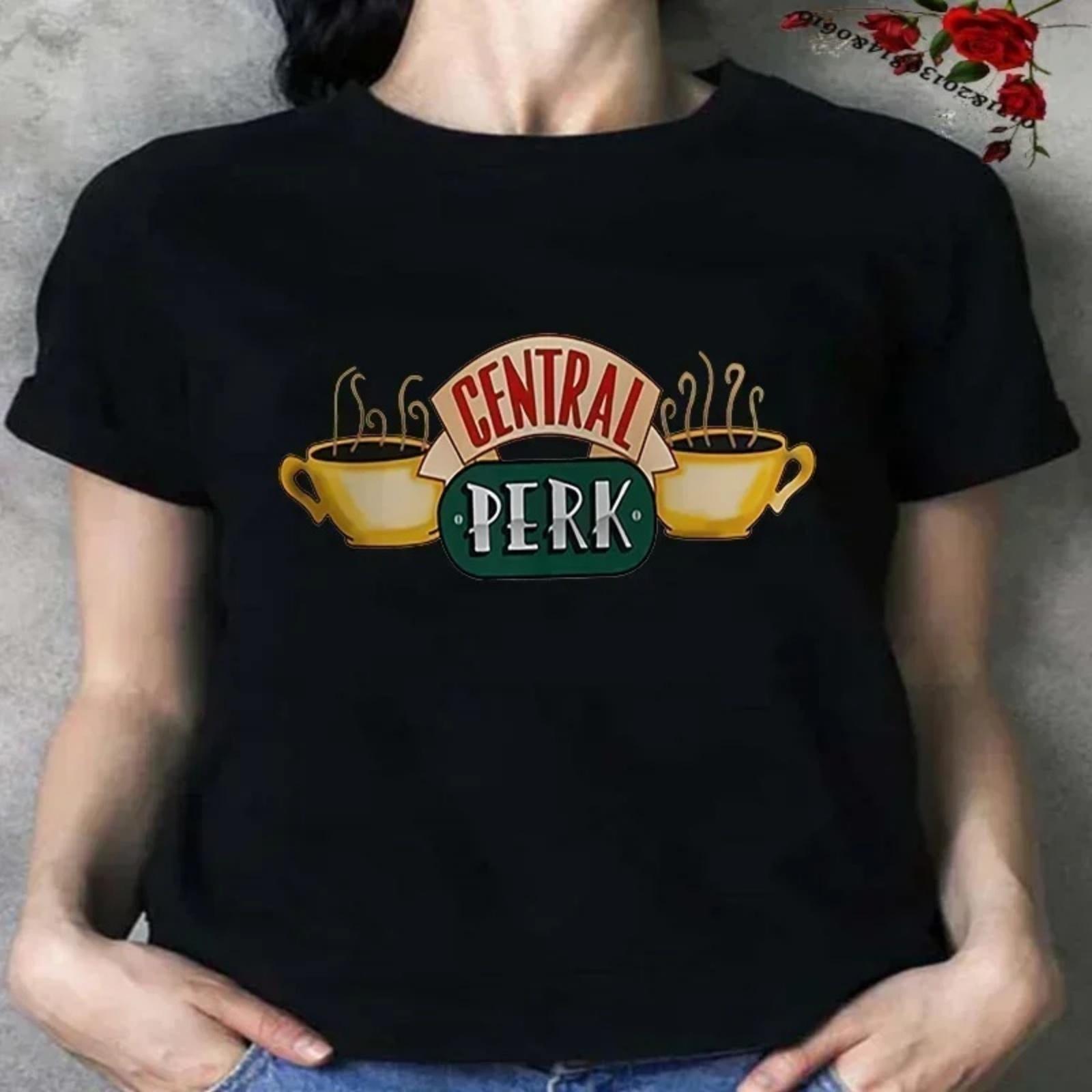 Футболка Central Perk «Друзья», женская футболка из ТВ-шоу, рубашки «Друзья», футболки «Coffe Shop», милые футболки «Best Friends», хипстерские топы XXXXXL разноцветный