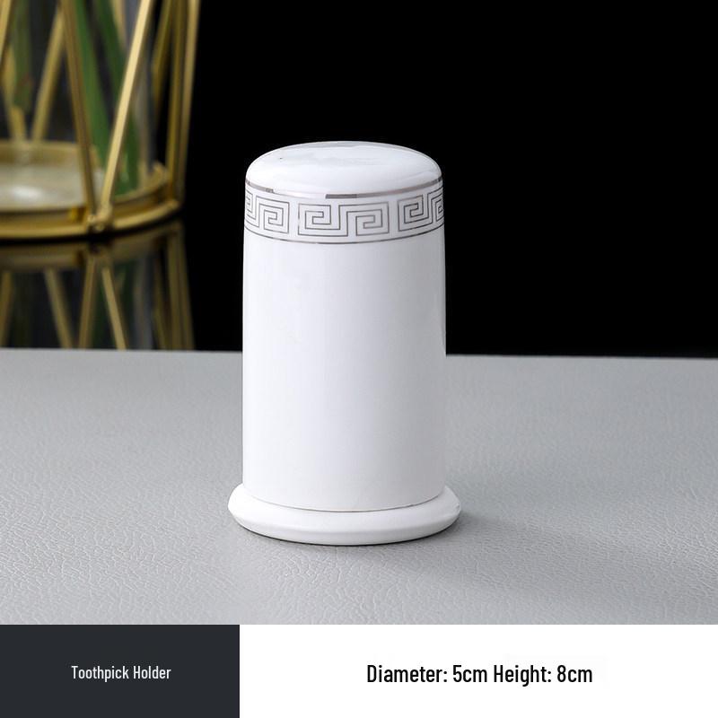 Luxury Ceramic Tableware Set - 4-Piece High-End Bowls, Plates & Dishes for Hotels & Restaurants