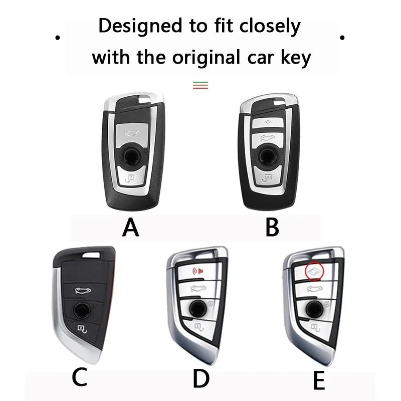 Interior Mouldings New Luxury High-quality Fashion Sports Suede Key Case Cover For BMW E90 E60 F30 f20 F10 1 2 3 4 5 6 7 Series