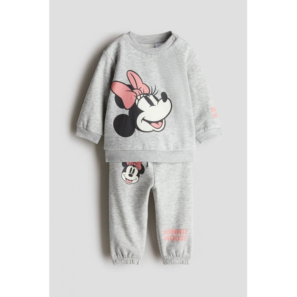 

HM Design Details Детский комплект из 2 предметов, светло-серый, Минни Маус