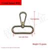 Zinc Alloy Metal Dog Leash Buckle and Luggage Strap Hook
