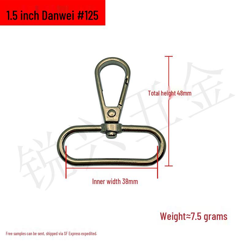 Zinc Alloy Metal Dog Leash Buckle and Luggage Strap Hook
