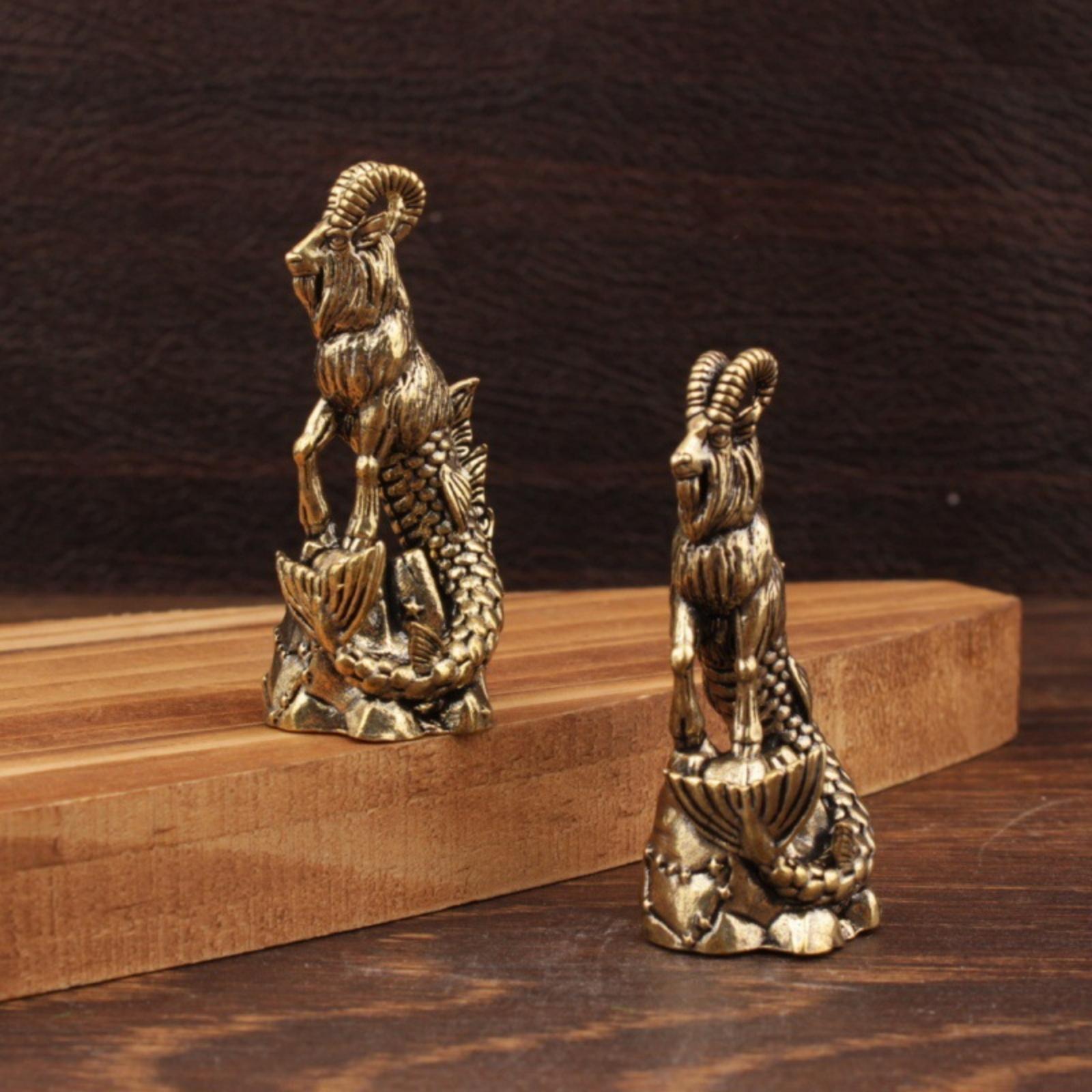 -Фигурка  Голова Рыбы-Тело  One Size бронзовый