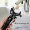 Rechargeable Waterproof Three-Blade Electric Shaver with Digital Display