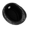 Children‘s Disco Dance Costume Sequins Tassels One Shoulder Sleeveless High Waist Flared Jumpsuit and Fedora Hat for Party Performance