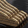 Clothes Hangers Metal 5 Pack Smooth Surface Shirt Dress Hanger Gold Aluminum Suit Hangers Durable Heavy Duty Coat Hangers
