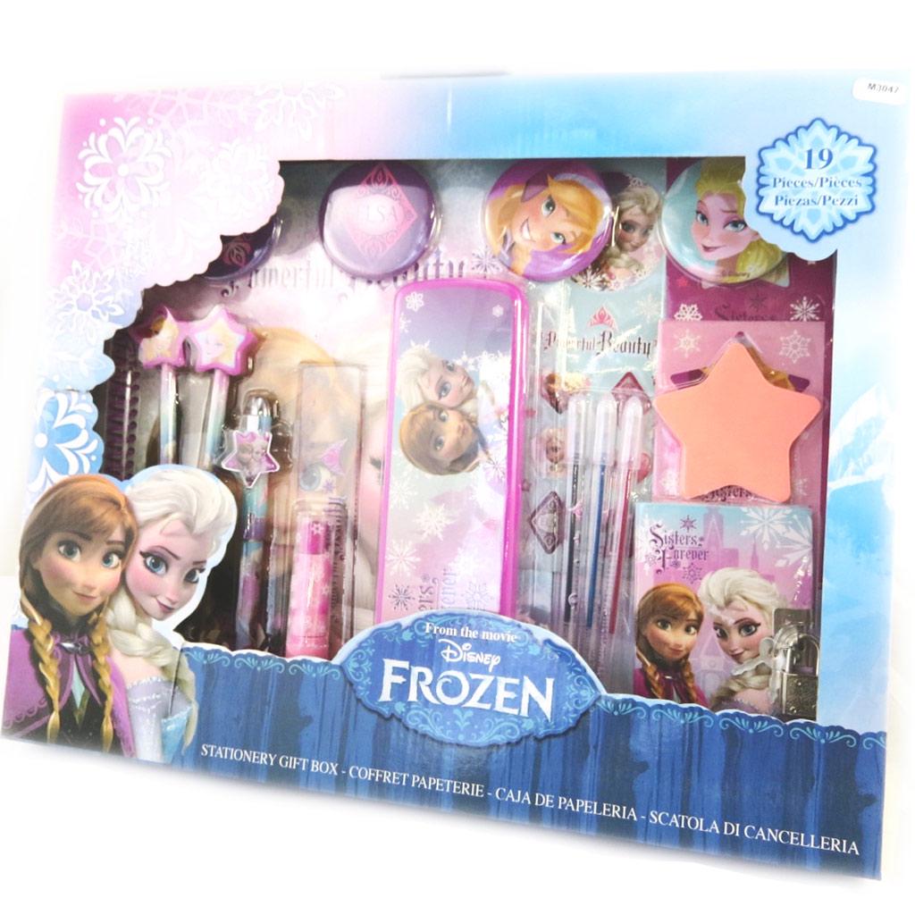 Die Eiskönigin [M3047] - XXL-Schreibwarenset 'Frozen - Die Eiskönigin' lila (19 Teile)