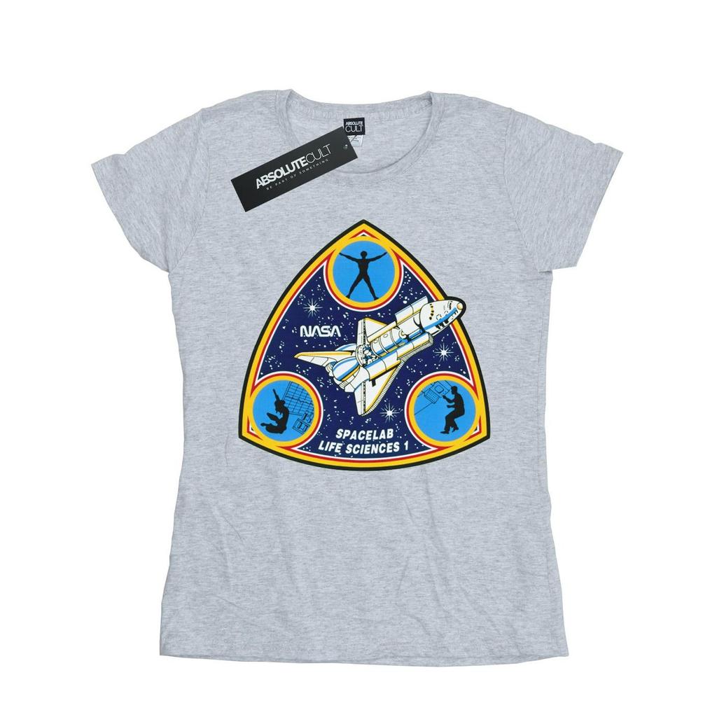 T-shirt en coton classique Spacelab Sciences de la vie pour femmes/dames de la NASA