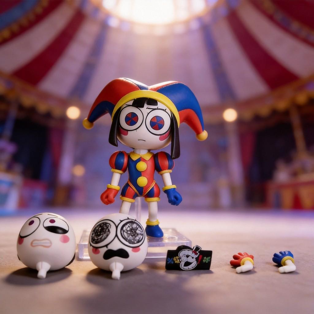 The Amazing Digital Circus Pomni Collectible Action Figure With Movable Joints For Kids And Fans