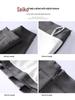 Women's High Waist Dark Gray Wool Plaid Pleated Skirt - Slimming Spring/Autumn 2026 Collection, JK Short Skirt