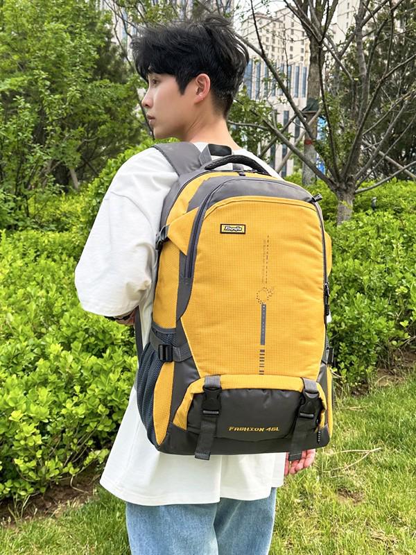 Lightweight Water-Resistant Oxford Backpack for Camping, Hiking, and Travel