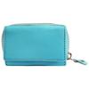 Wallet - JUST - JU330 - Goat Leather - Blue - Compact Horizontal Format