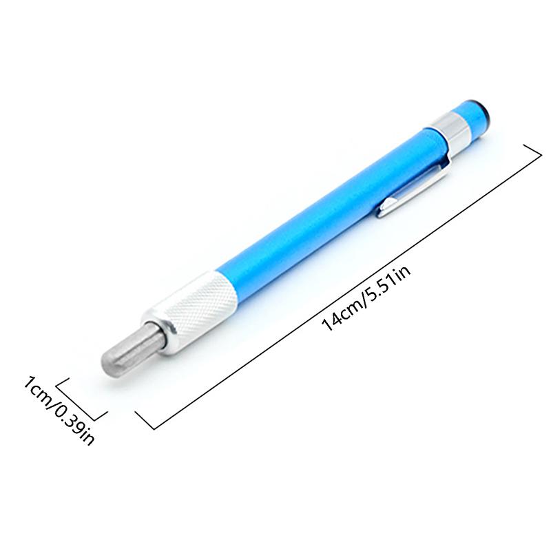 Knife Sharpener For Fishhook Knife Pen Shape Diamond Plated Carbon Steel Grindstone Outdoor Tool Knife Sharpener Multi Purpose