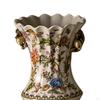 -Flower Vase, Desk Ornament, European Vintage Style, Decorative Table Decoration for