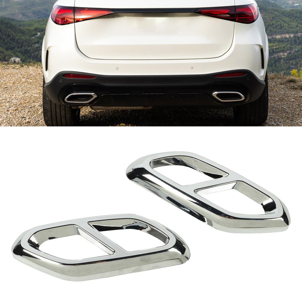 1Pair Exhaust Pipe Muffler Cover Decorative Strong   Car Exhaust Pipe Cover Replacement for   GLC‑Class X254   Line