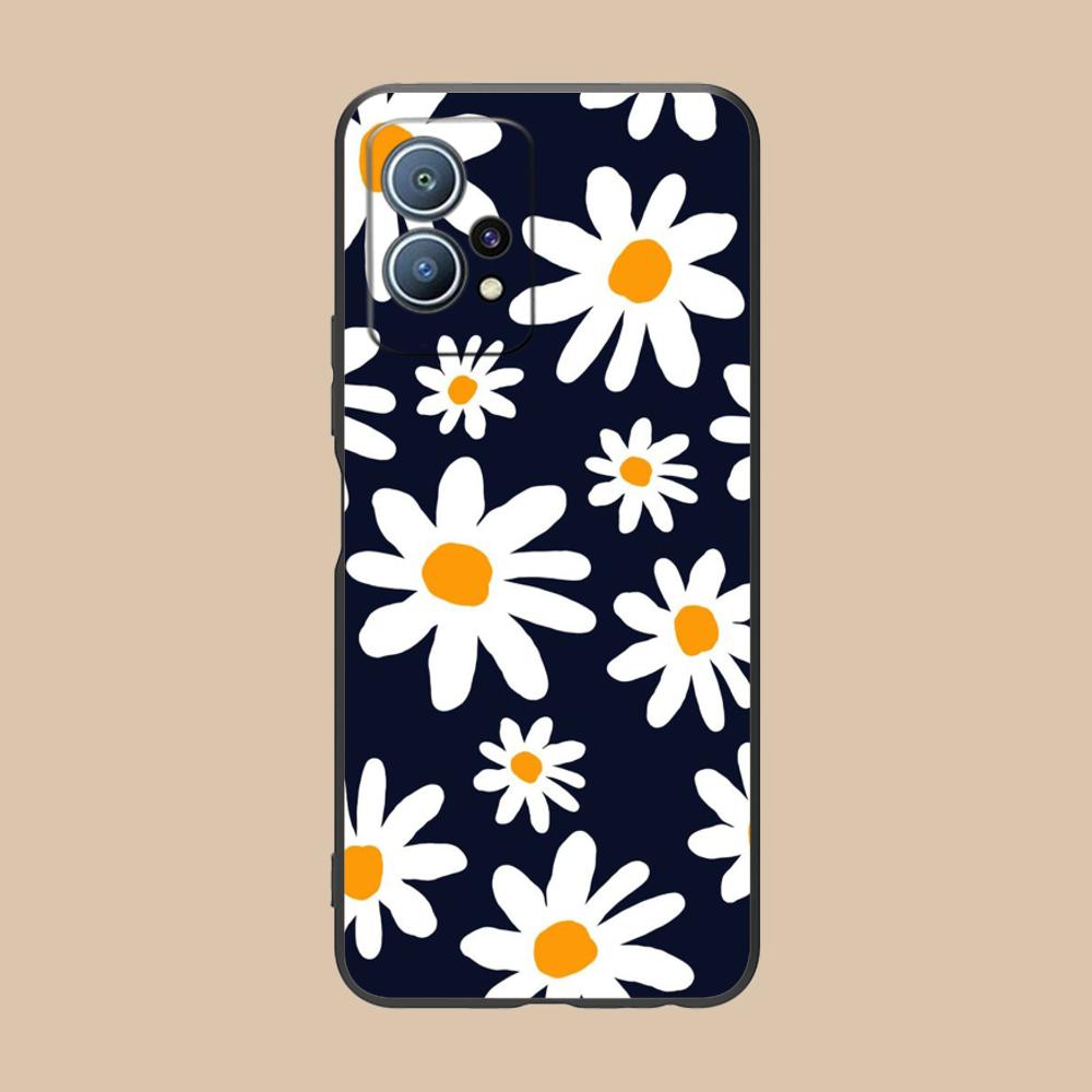 Classic Daisy Mobile Cell Phone Case for Huawei P60 P50 P40 P30 P20 P10 P9 P8 Pro Lite Plus Colorful Printing Cover Luxury Cover