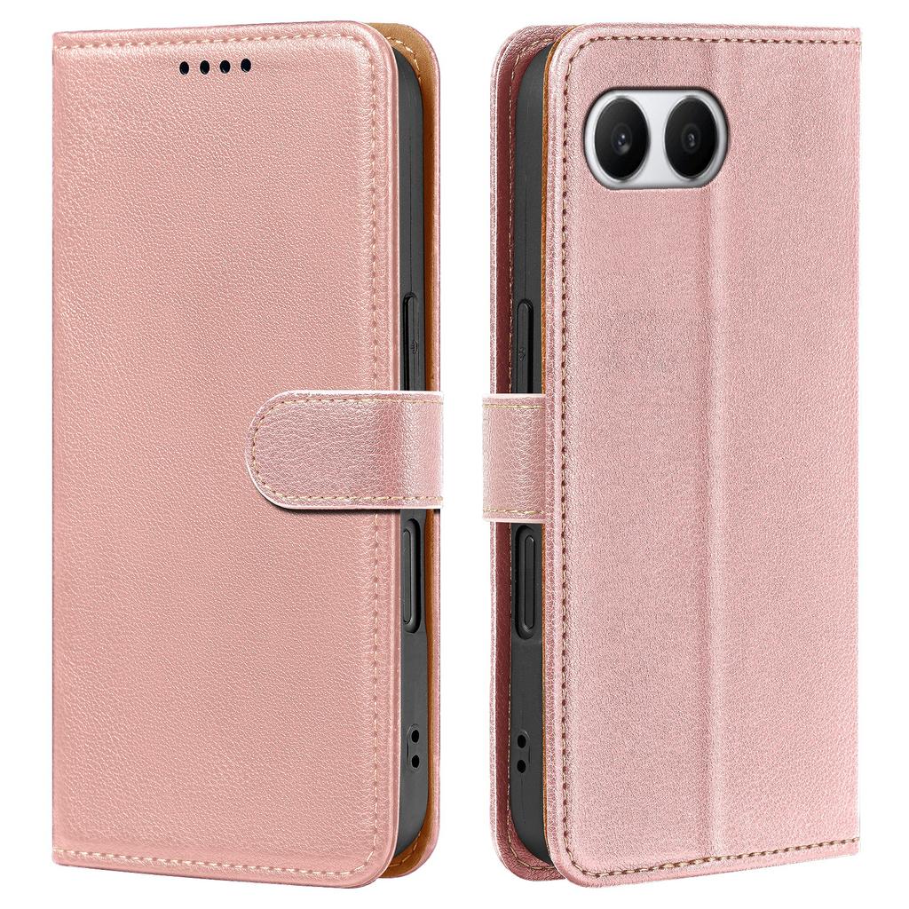 For OnePlus Nord 4 Case RFID Blocking Wallet Litchi Texture Leather Phone Cover Magnetic Clasp