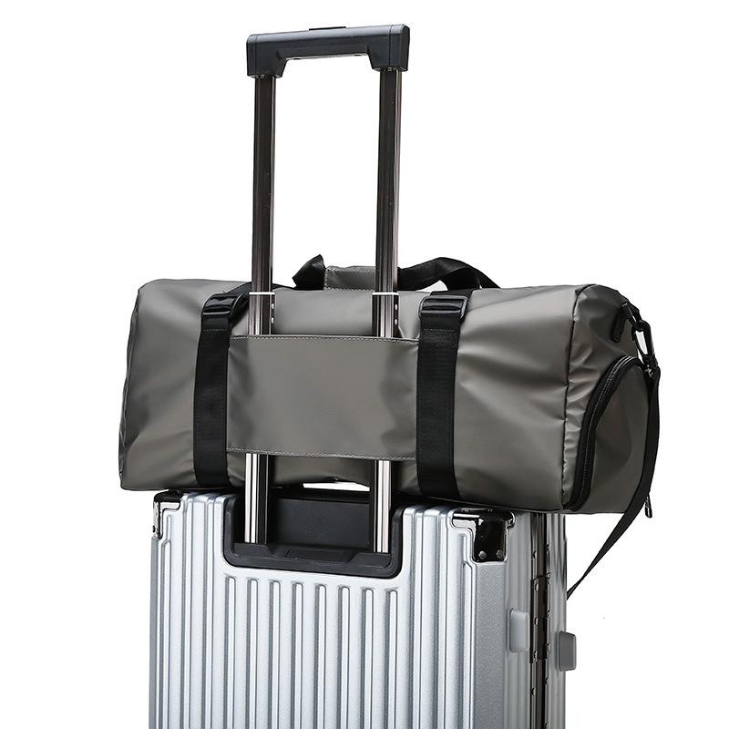 Travel bag Business trip luggage bag Accommodation storage bag Fitness wet and dry separation Swimming bag cover Tie rod boarding large bag