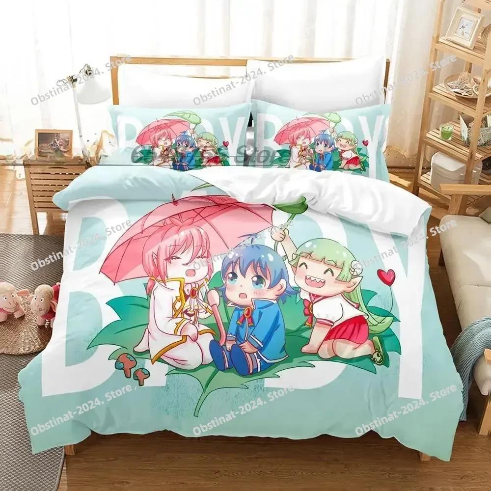 Anime Welcome To Demon Schol! Iruma-kun Beding Set Print With Pilowcase Bed Soft Duvet Cover Single Double Quen Super King-Sized Dimensionsd Dimension