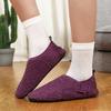 Autumn and winter men's and women's velvet cotton slippers lazy shoes non-slip soft-soled cotton shoes indoor home indoor fitness shoes