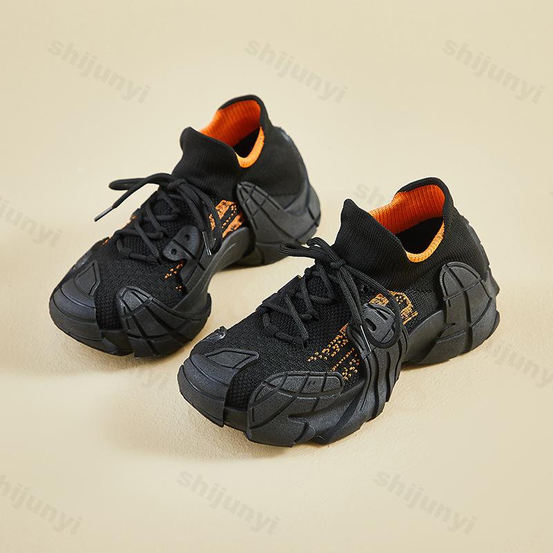 Fashion 2025 New Women's Shoes Non Slip Hard Wearing Casual Shoes Fly Weave Lace Up Platforms Sneakers Comfortable Vulcanize Shoes