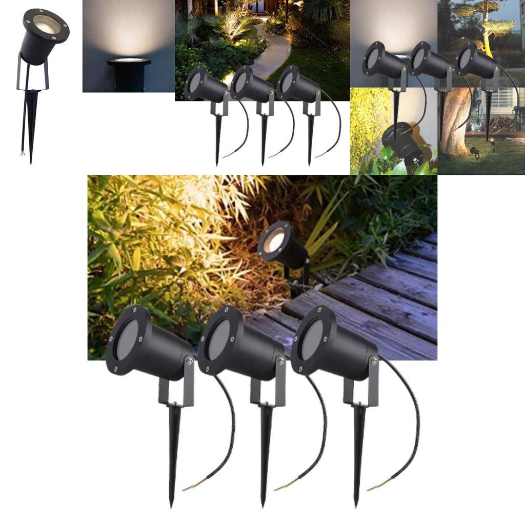 Premium Aluminum Waterproof Gu10 Garden Stake Light Ideal For Trees And Lawns