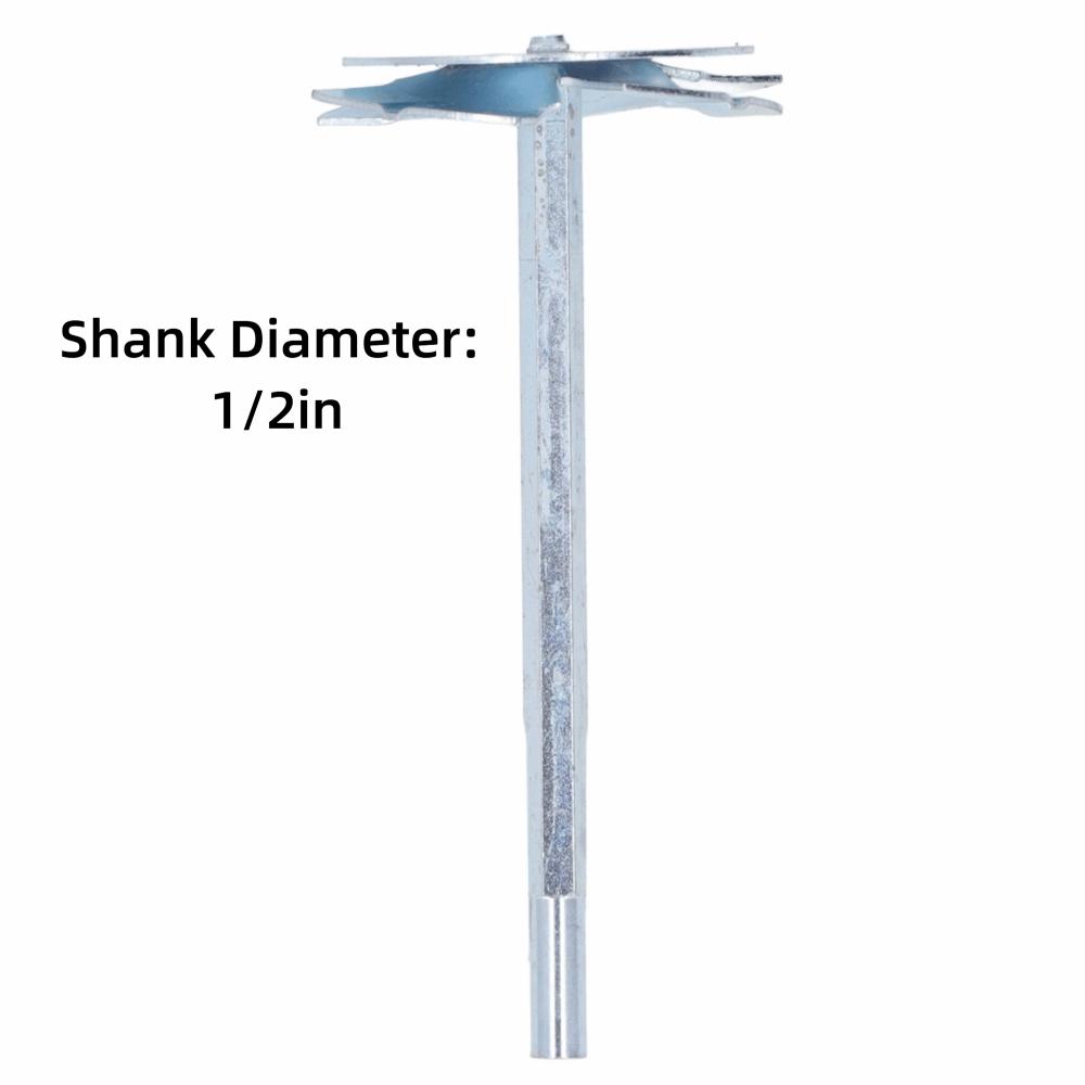Steel Construction Plumbing Fitting Saver ABS PVC Pipe Pipe Reamer Tool Bit Socket Plumbing Work 1.5Inch