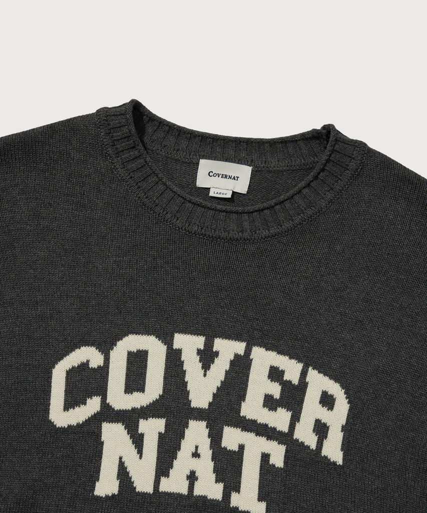 COVERNAT Arch Logo Knit Grey