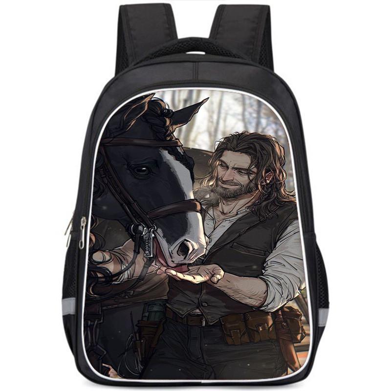 Large Capacity Lightweight Oxford Cloth Kids Backpack For School Unisex