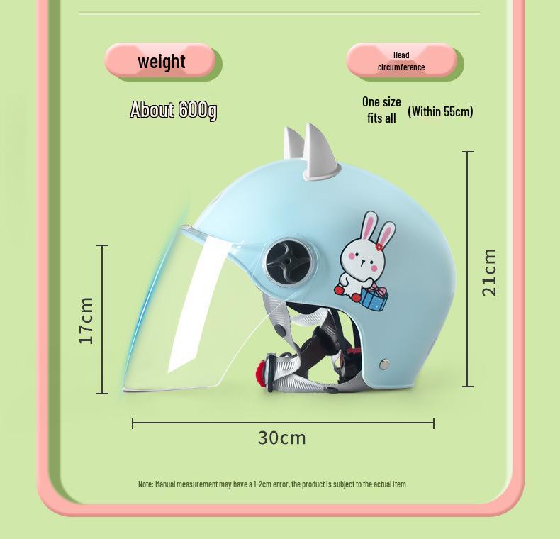 AD Kids' 3C Certified All-Season Electric Scooter & Motorcycle Safety Helmet