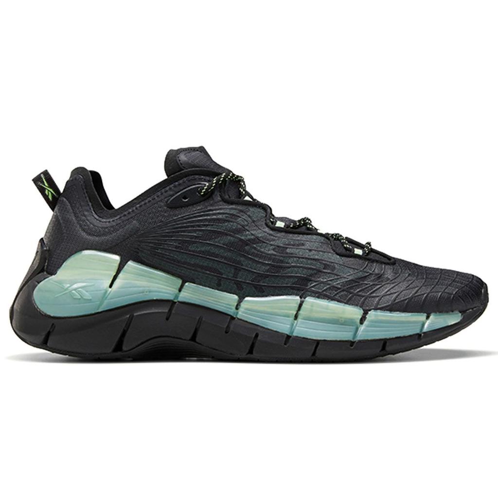 Reebok Zig Kinetica 2 Black Neon Mint Men Sneakers Core-Black Cold-Grey-6 G58281