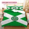 Celtic F.C Minta Ágynemű Paplan Szett Lakásdekoráció Ajándék (1 * paplanhuzat + 2 * párnahuzat mag nélkül)