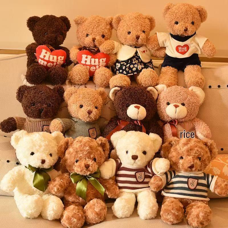 Teddy Bear Plush Hoodie Doll - Cute Activity Gift with Logo Print