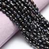 Boho Handmade Rice Pearl, Black Natural Freshwater Pearls Beads for Jewelry Making DIY Necklace Accessories, Mother's Day Crafts 36cm