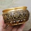 Creative Copper Ruyi Cornucopia Decoration, Home Living Room, Shop Opening for Buddha Supplies, Blessing Gift, Decor Bowl, 1Pc