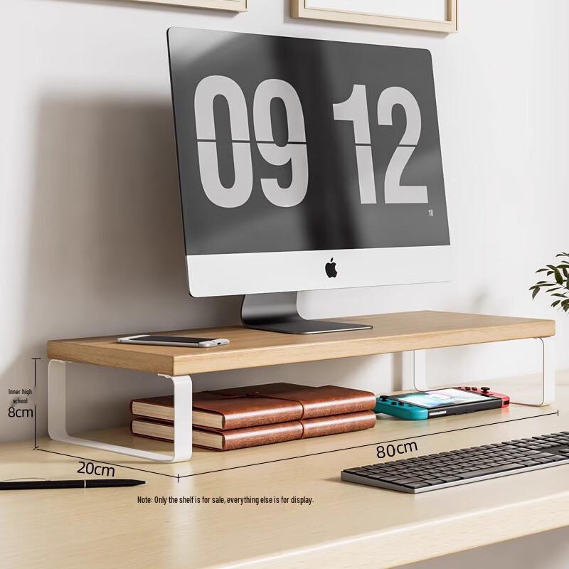 Ayub Computer Monitor Riser Stand with Storage
