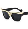 Classic Gold Lioness Cat Eye Women Sunglasses Fashion Glamour Ladies Sun Glasses Designer Cateye Shades