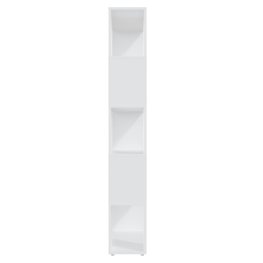 Bookshelf Room Divider White 80 x 24 x 155 cm Wood Based Material