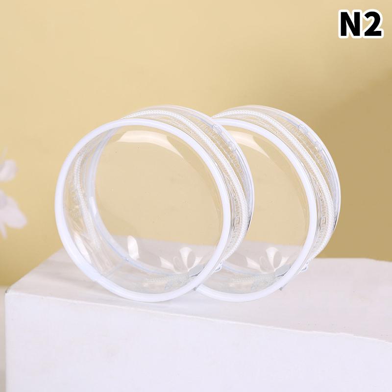 

Круглый ПВХ-мешок для хранения Mystery Box Утолщенный прозрачный чехол для хранения Органайзер-коробка с двойной молнией Сумка для ключей Кукольная сумка