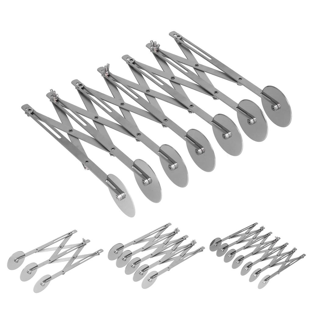 Pastry Cutter Food Grade Stainless Steel Multifunction Adjustable Arm Biscuits Roller Safe and Health To Use for Home Kitchen 1