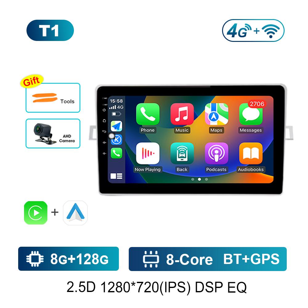 Carplay for Toyota Verso R20 2009 - 2018 Android Intelligent System GPS Navi Video Multimedia Player WiFi BT 4G Touch Screen