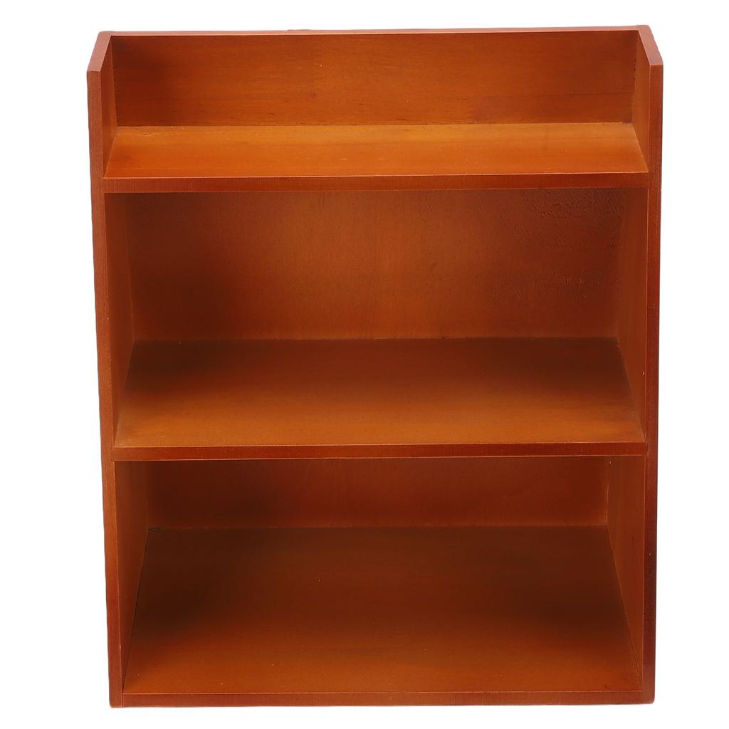 3 Tier Trinket Display Shelf for Wall Countertop Vintage Wooden Shelf Rack for Collectibles Perfume Makeup