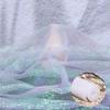 Wrinkled Organza Fabric Illusion Color Iridescent Organza  for Dress Curtains