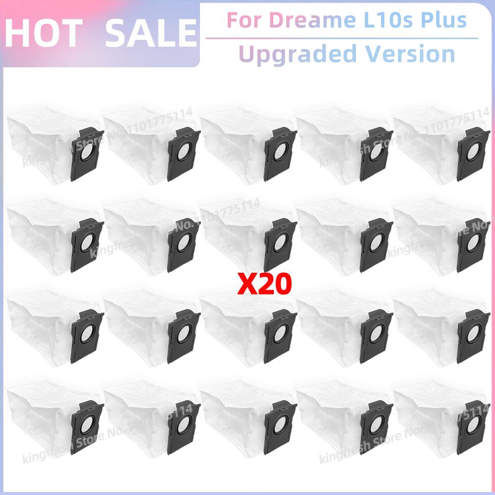 Compatible For Dreame L10s Plus RLL42SD Replacement Parts Main Roller Side Brush Hepa Filter Mop Pad Cloth Dust Bag Accessories