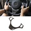 ABS Carbon Fiber Texture Car-styling Interior Steering Wheel Trim Cover For BMW X3 E83 2006 2007 2008 2009