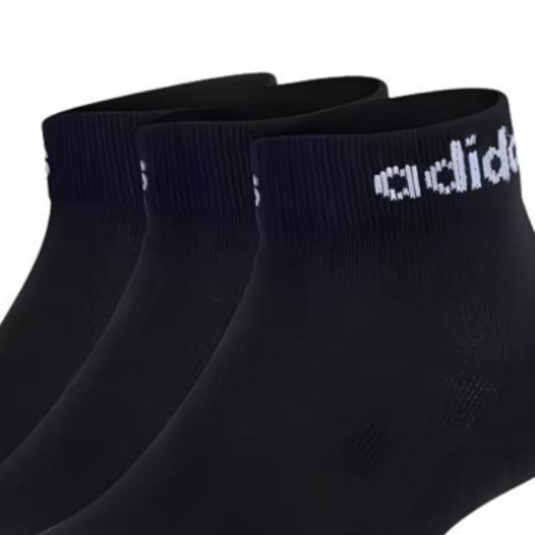 adidas Neo Ankle Socks Unisex 3 Pack Black GE6128